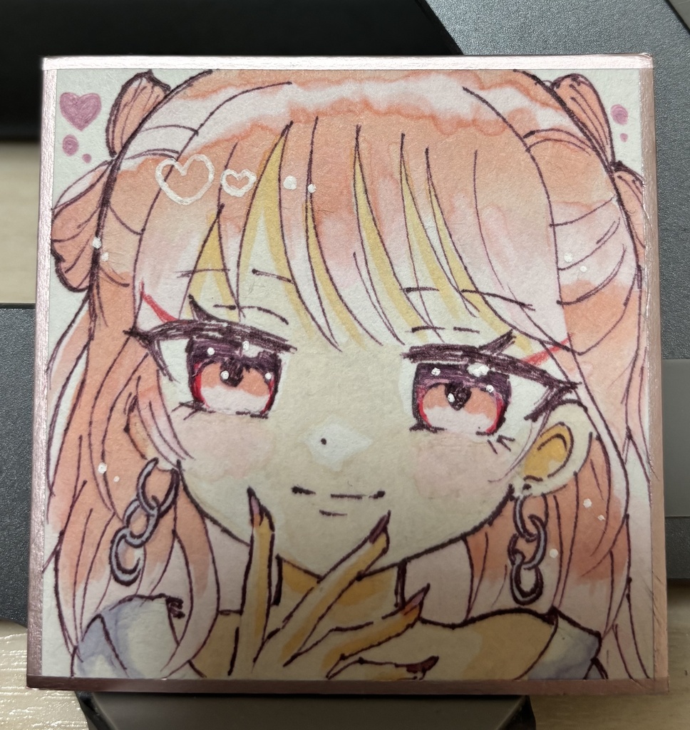 暁山瑞稀　イラスト色紙
