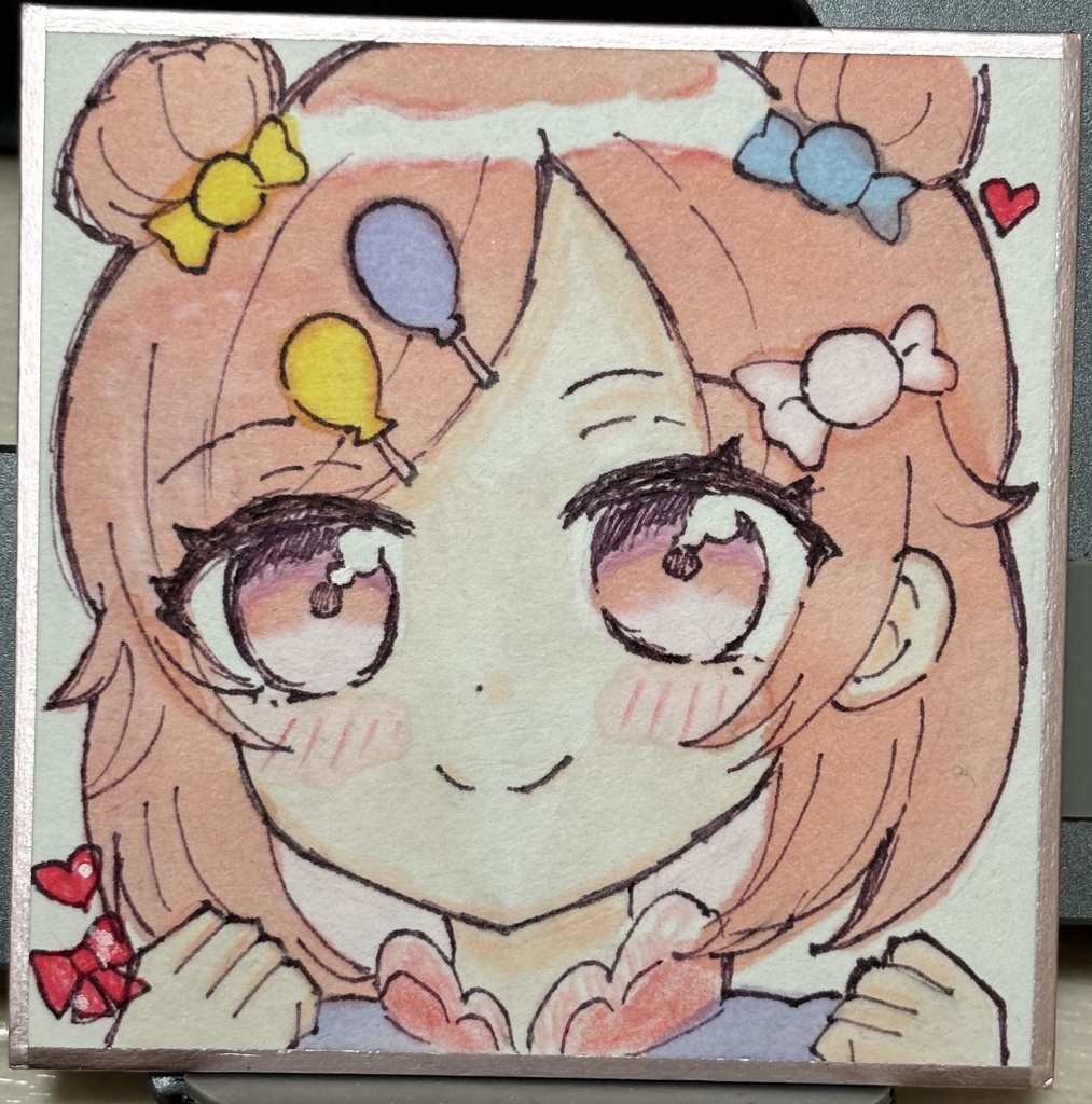 鳳えむ　手描きイラスト