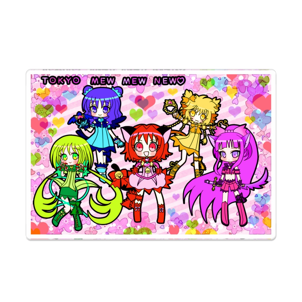 東京ミュウミュウにゅ～♡アクリルバッジ