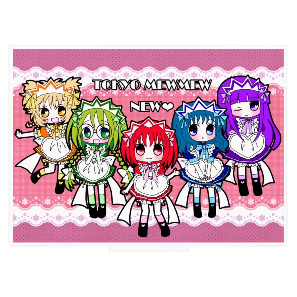 東京ミュウミュウにゅ~♡カフェコス♡アクリルスタンド