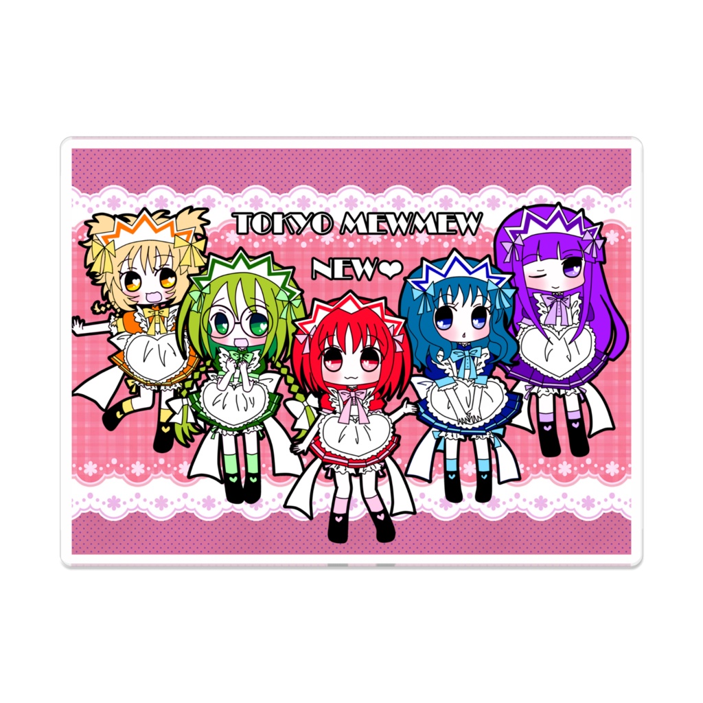 東京ミュウミュウにゅ～♡カフェコス♡アクリルバッジ