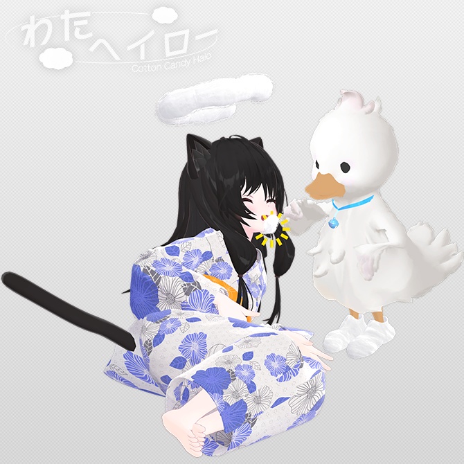 『わたヘイロー』 掴んで食べれるアバターギミック!