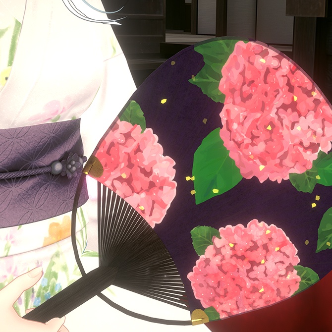 【無料配布】風が出る!巨大化する!うちわギミック ver1.2 デスクトップ対応