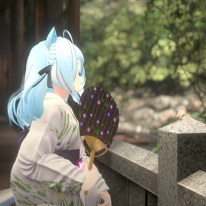 【無料配布】風が出る!巨大化する!うちわギミック ver1.2 デスクトップ対応