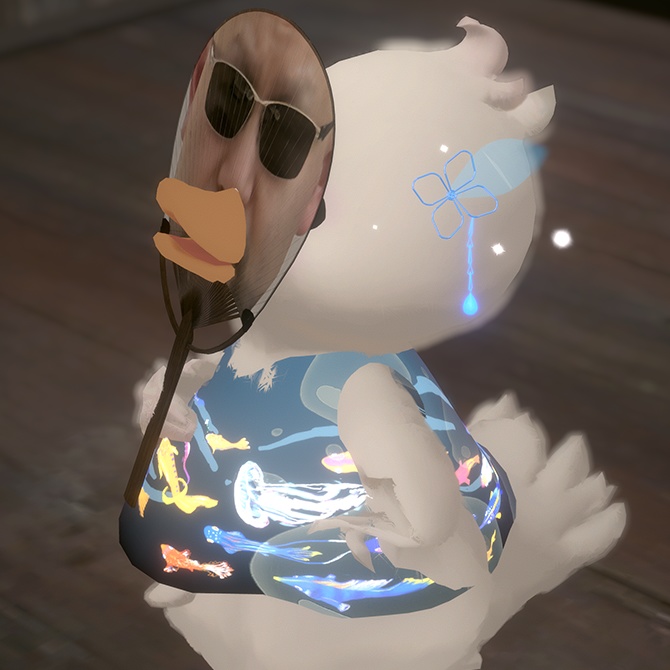 【無料配布】風が出る!巨大化する!うちわギミック ver1.2 デスクトップ対応