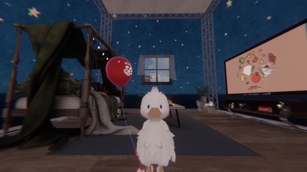 【無料配布】Vket初参加記念 ねこパン屋風船