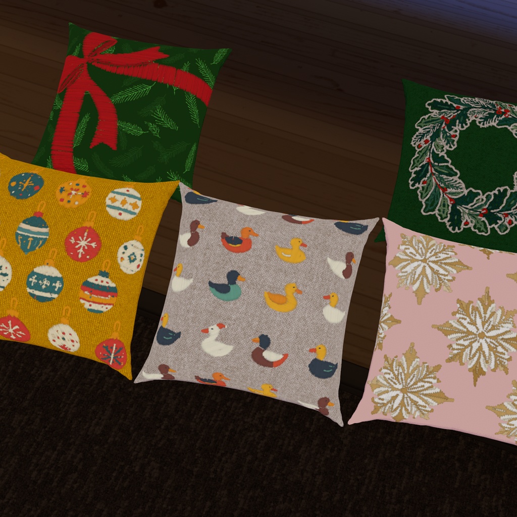 【クリスマスセール】クリスマスクッション5個セット