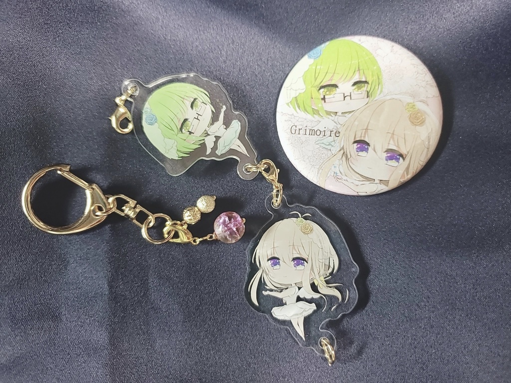 つながるアクリルキーホルダー(ういせな花嫁)