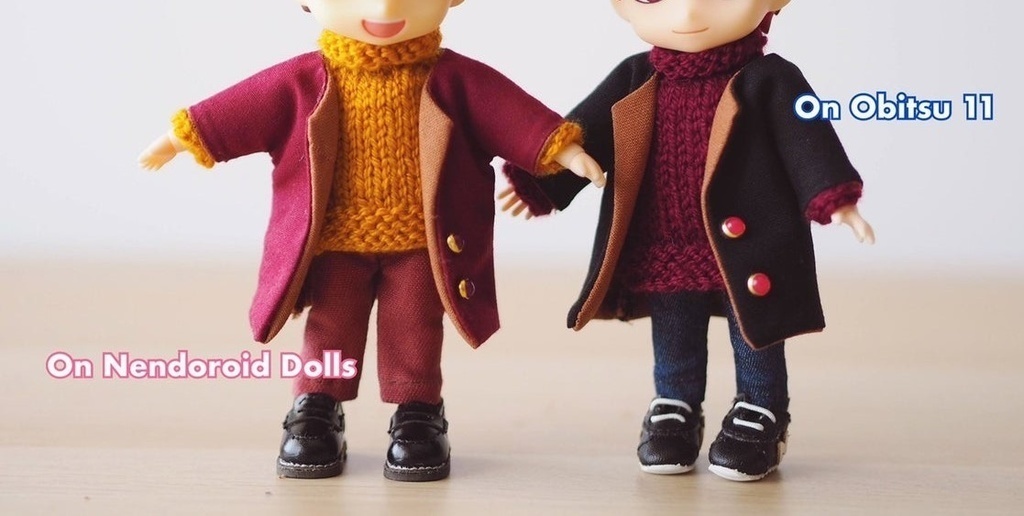 ねんどろいどどーる服 コート | 3色