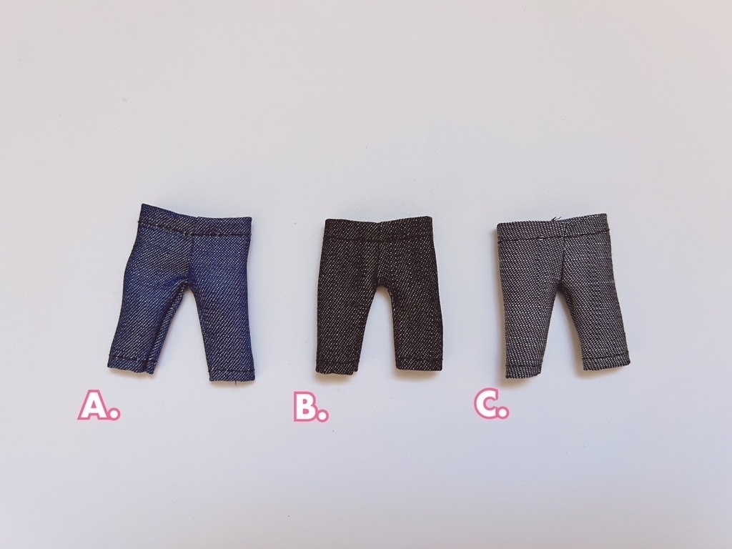 ねんどろいどどーる服 ジーンズ | 3色