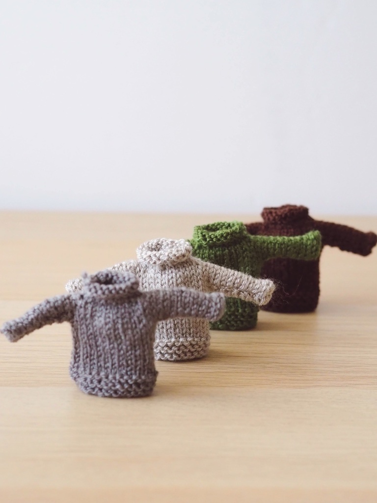 手編みのセーター | オビツ11服 | 4色