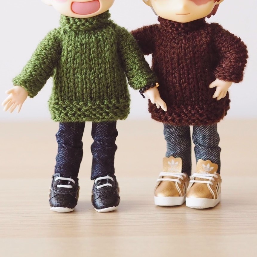 手編みのセーター | オビツ11服 | 4色