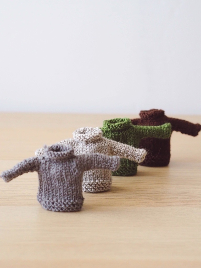 手編みのセーター | オビツ11服 | 4色