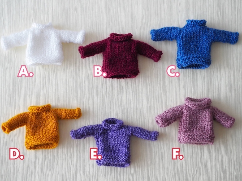 ねんどろいどどーる服 手編みのセーター vol.2 | 6色