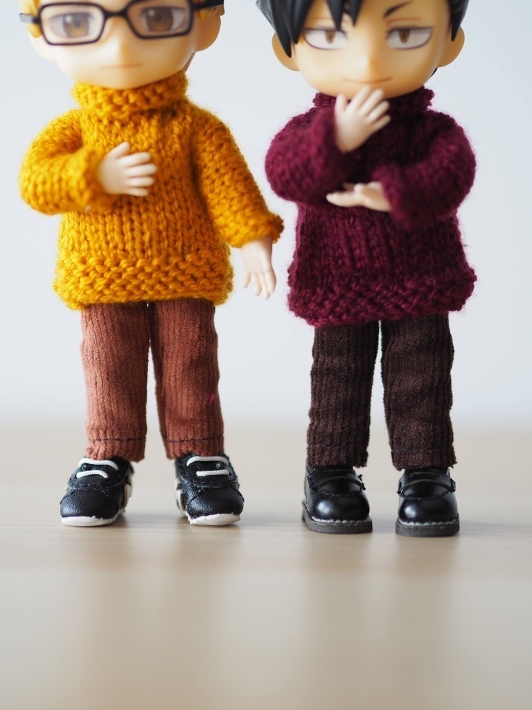 ねんどろいどどーる服 ベルベット パンツ  | 4色