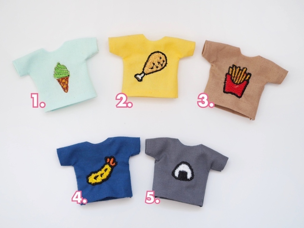 フード 刺繍 Tシャツ | ねんどろいどどーる / オビツ11服