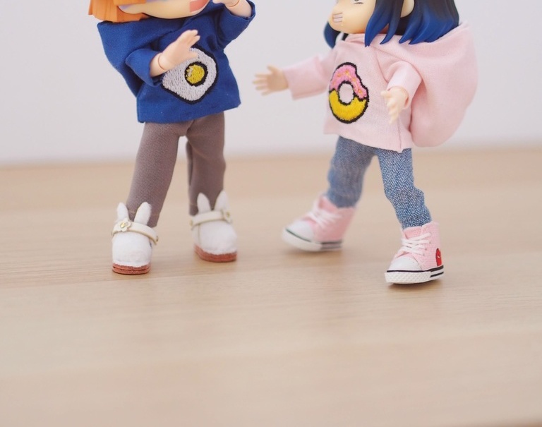 フード 刺繍パーカー ねんどろいどどーる / オビツ11 服
