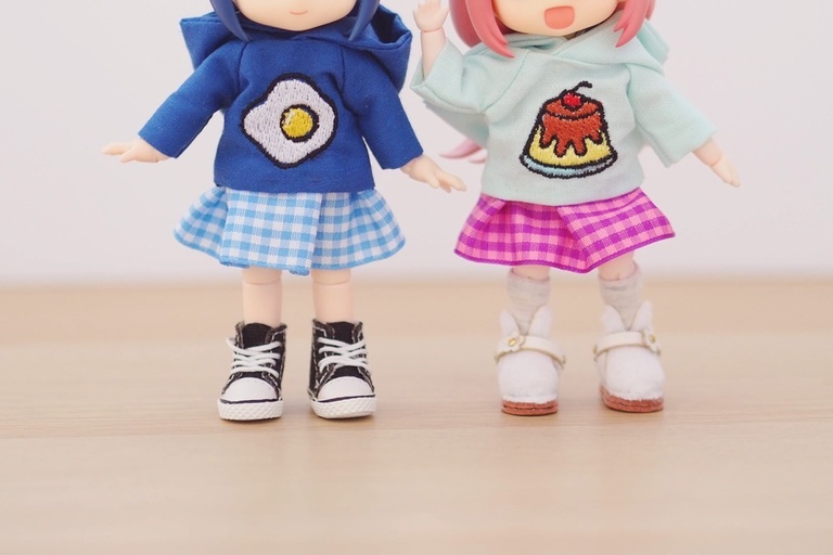 フード 刺繍パーカー ねんどろいどどーる / オビツ11 服