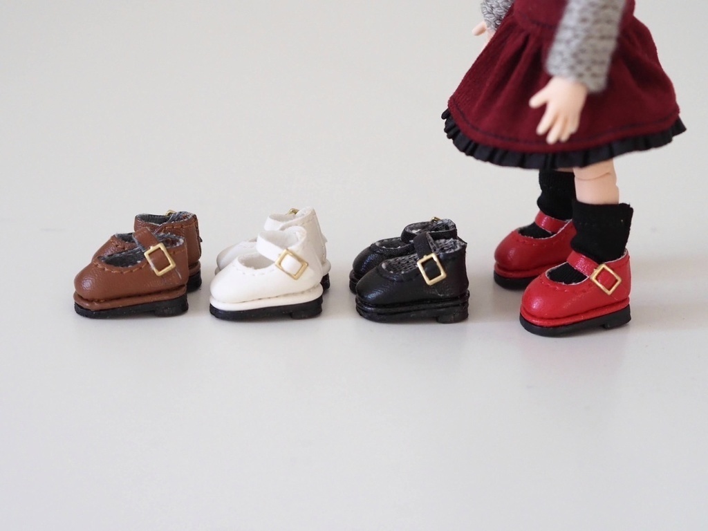 オビツ11 ねんどろいどどーる フラットシューズ 4色