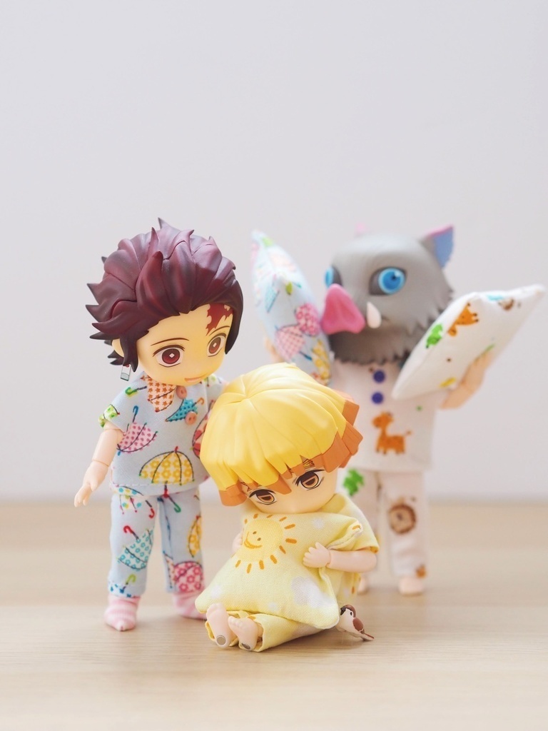 オビツ11服 パジャマセット+枕 | 3色