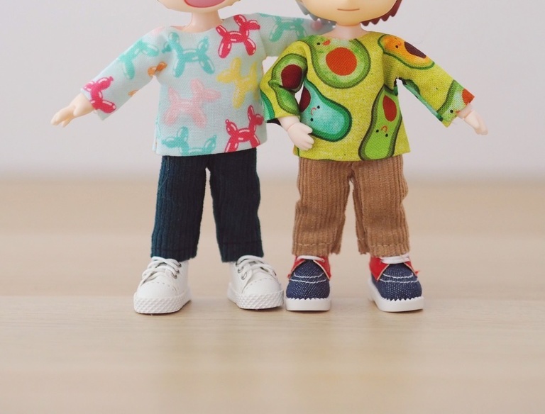 ねんどろいどどーる服 オビツ11服 ベルベット パンツ | 4色