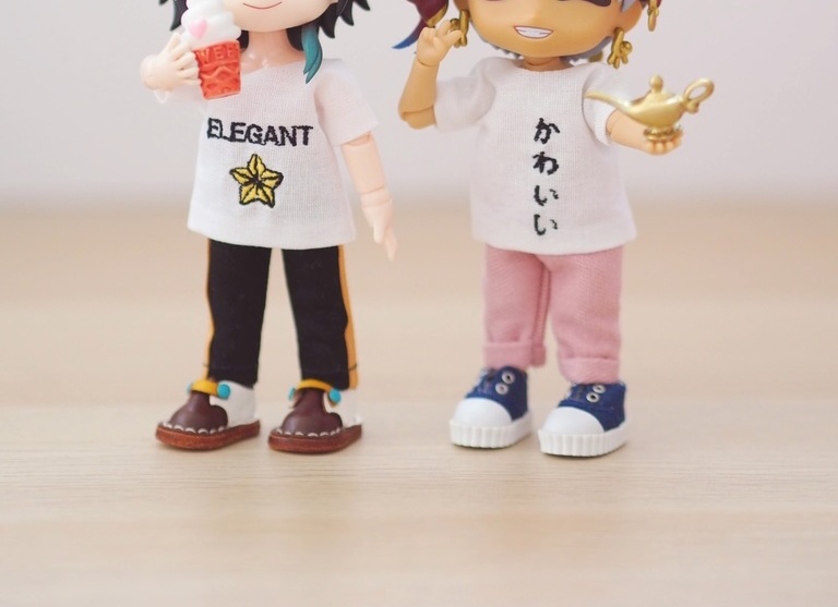刺繡 Tシャツ ねんどろいどどーる服 オビツ11服