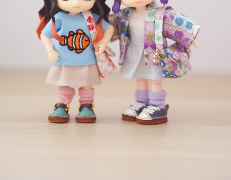 海洋 刺繡 Tシャツ ねんどろいどどーる オビツ11