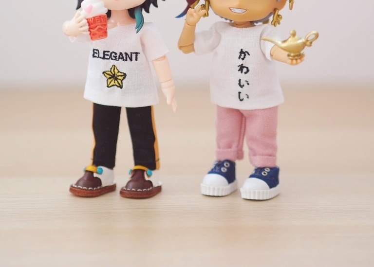 ねんどろいどどーる オビツ11服 刺繡Tシャツ