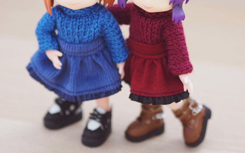 ねんどろいどどーる オビツ11 スカート+セーターセット