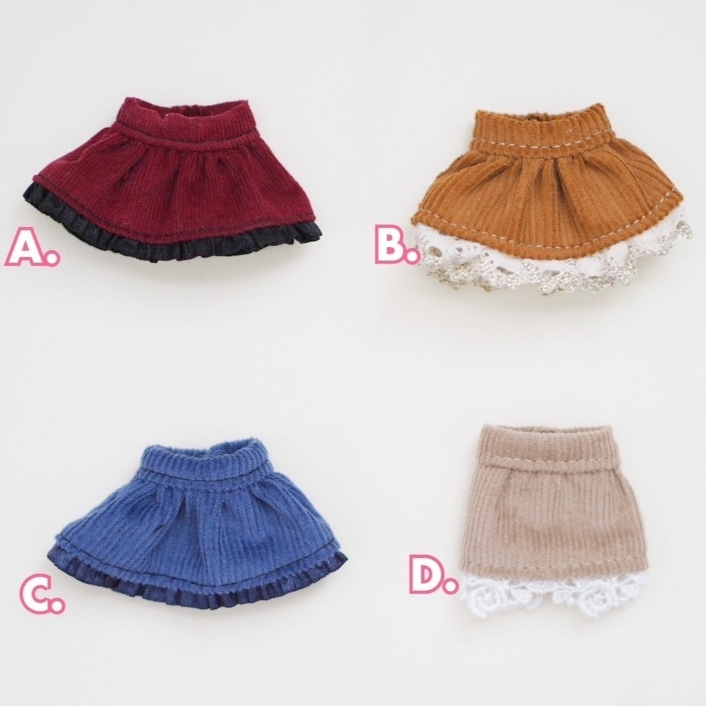 スカート ねんどろいどどーる服 オビツ11服