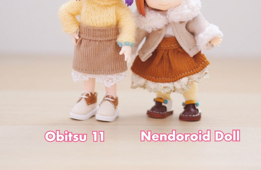 スカート ねんどろいどどーる服 オビツ11服