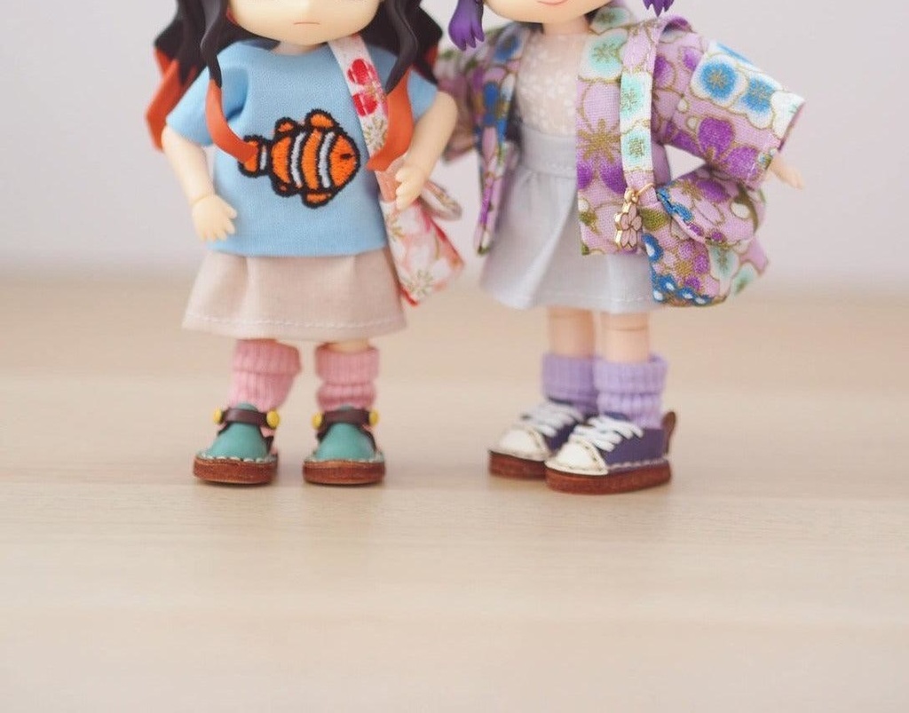 無地スカート ねんどろいどどーる服 オビツ11服 6色