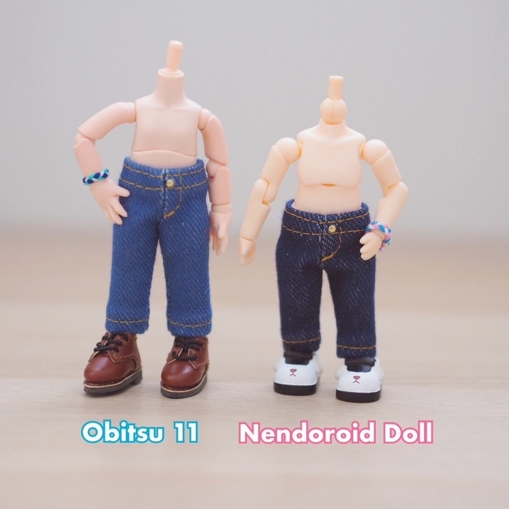 開店記念セール！ ねんどろいどどーる服 スキニージーンズ オビツ11服 Moko's - 人形