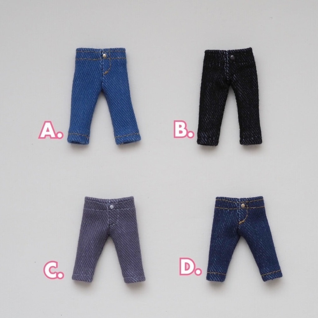 スキニージーンズ ねんどろいどどーる服 オビツ11服