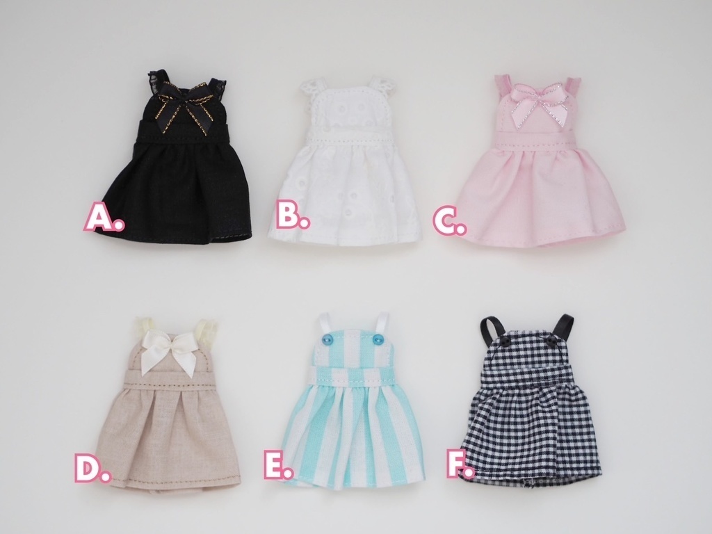 ドレス ねんどろいどどーる服 オビツ11服