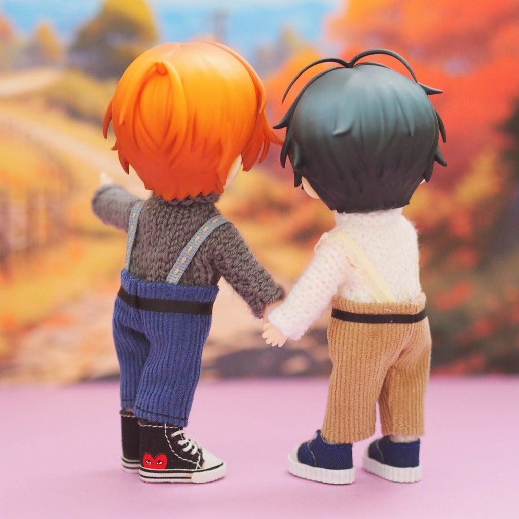 オーバーオールパンツ ねんどろいどどーる服 オビツ11服
