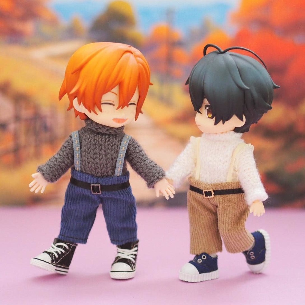 オーバーオールパンツ ねんどろいどどーる服 オビツ11服