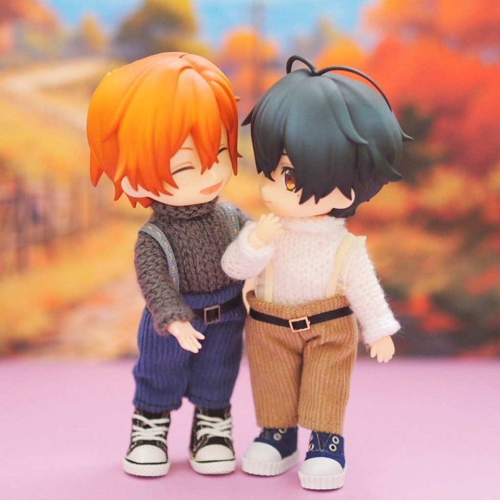 オーバーオールパンツ ねんどろいどどーる服 オビツ11服