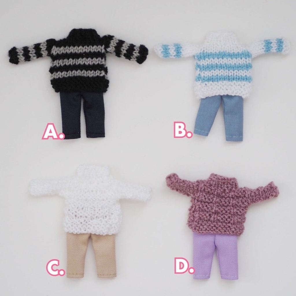 セーターセット ねんどろいどどーる服 オビツ11服