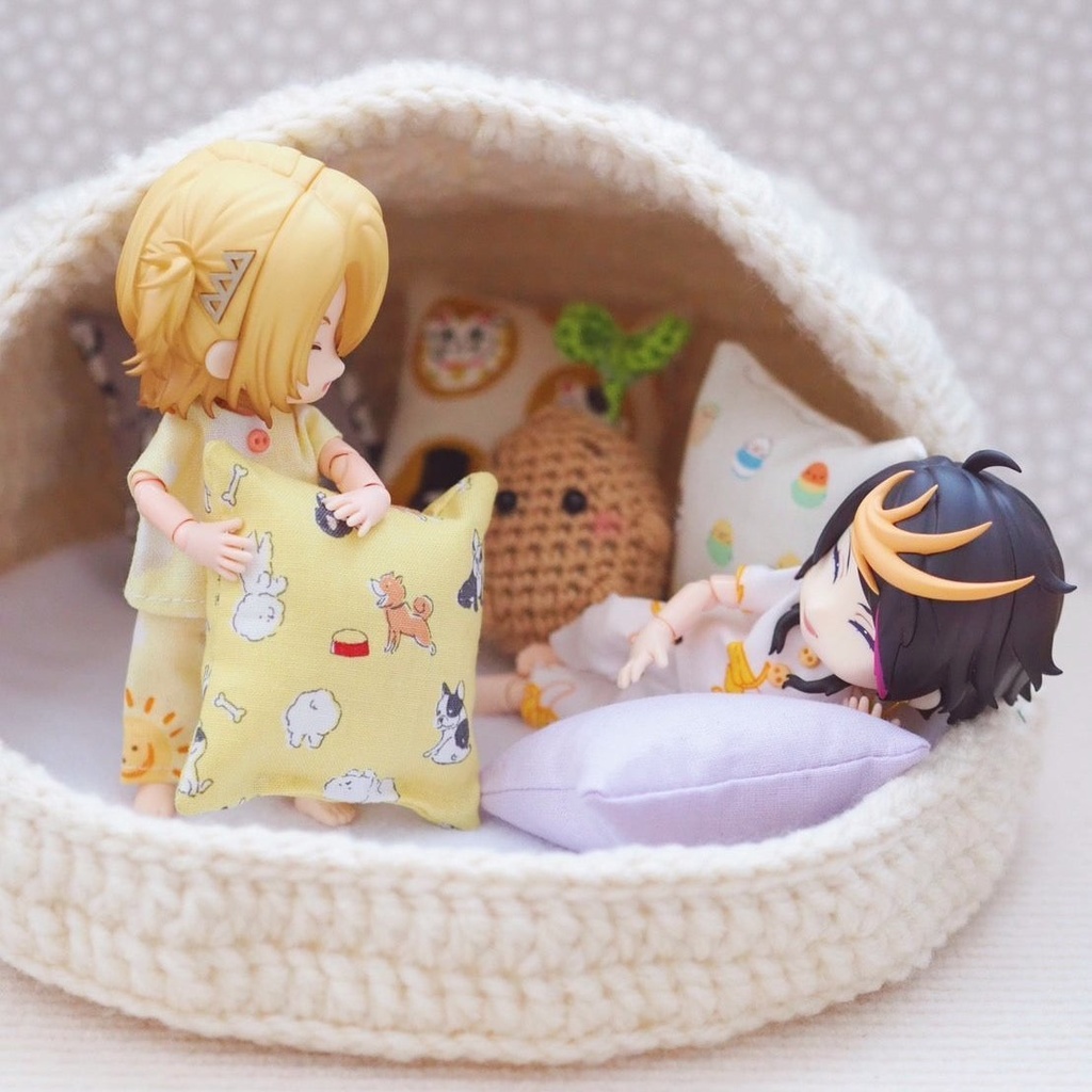 フード付きバディベッド 人形 ねんどろいどどーる オビツ11用