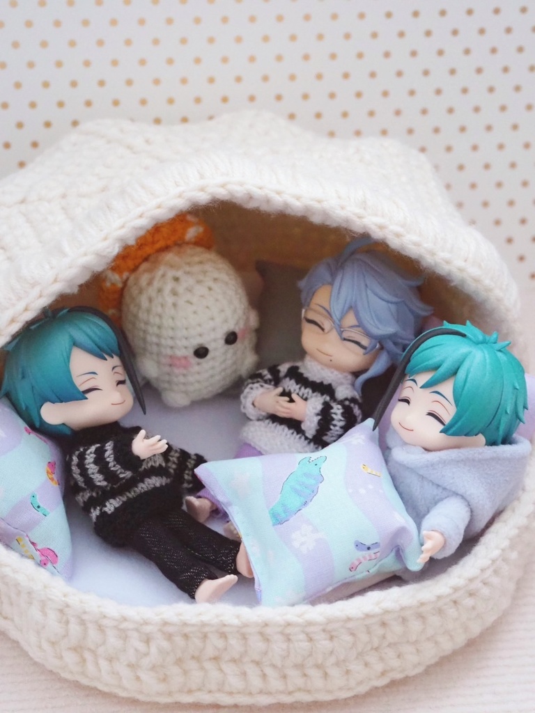 フード付きバディベッド 人形 ねんどろいどどーる オビツ11用