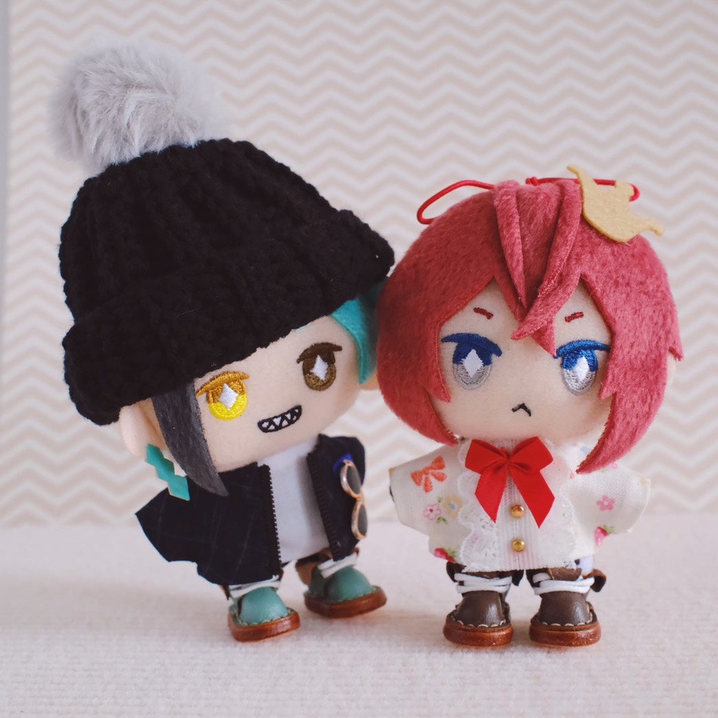 【10cmぬい/ねんどろいど】冬のポンポン付きニット帽・ビーニー(全3種・3サイズ)