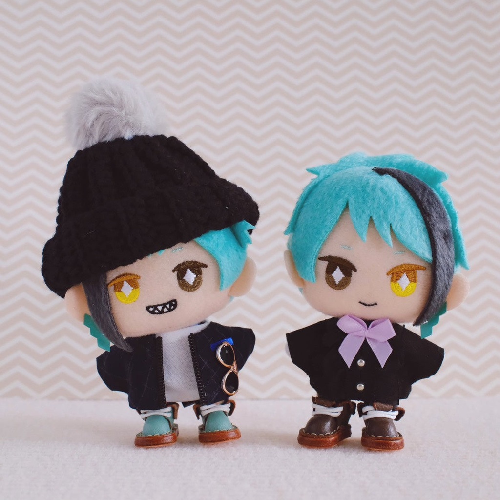 【10cmぬい/ねんどろいど】冬のポンポン付きニット帽・ビーニー(全3種・3サイズ)