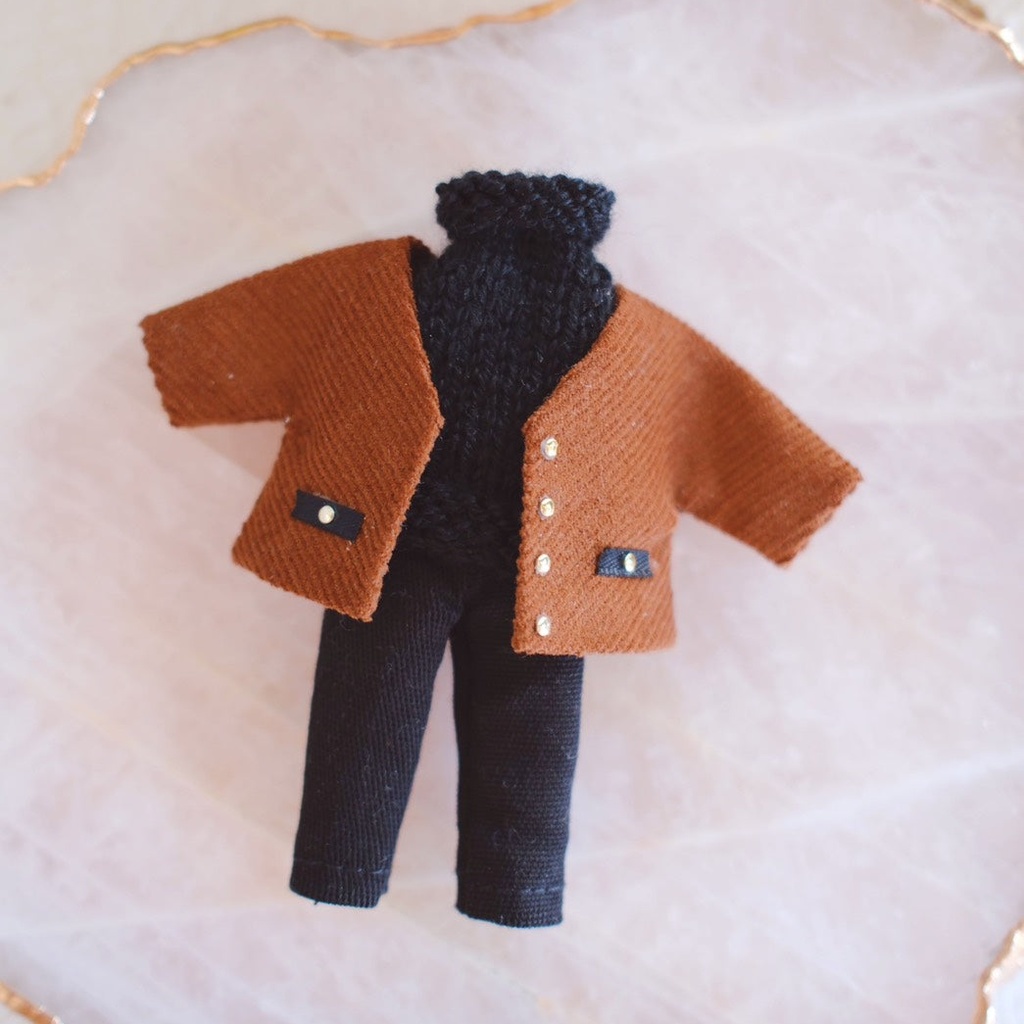 【オビツ11/ねんどろいどどーる】エレガント・コートスーツ3点セット(全4色)