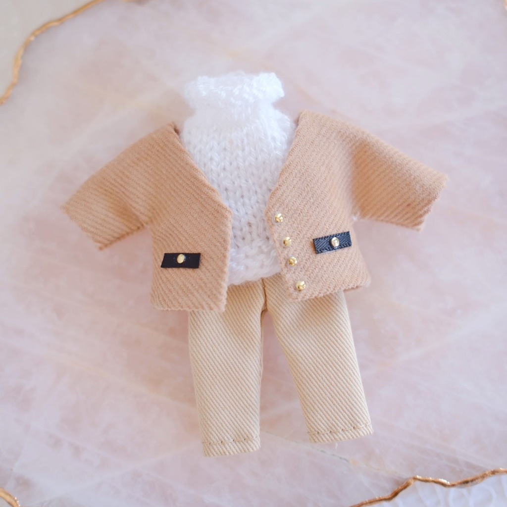 【オビツ11/ねんどろいどどーる】エレガント・コートスーツ3点セット(全4色)