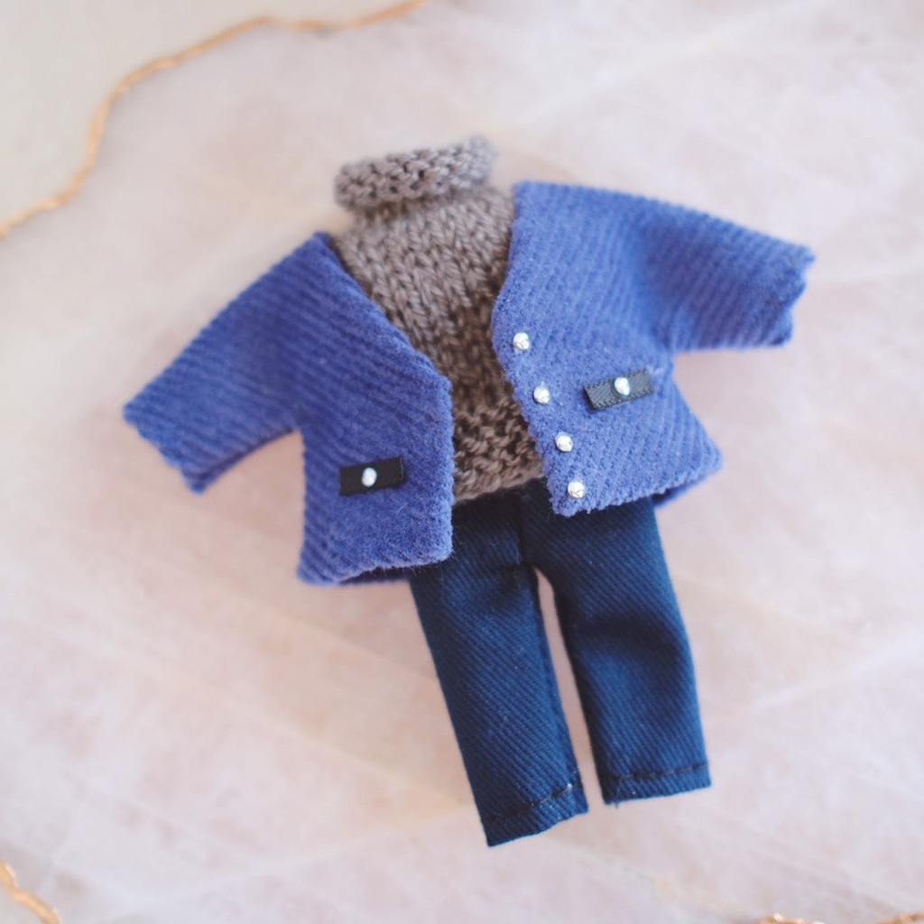 【オビツ11/ねんどろいどどーる】エレガント・コートスーツ3点セット(全4色)