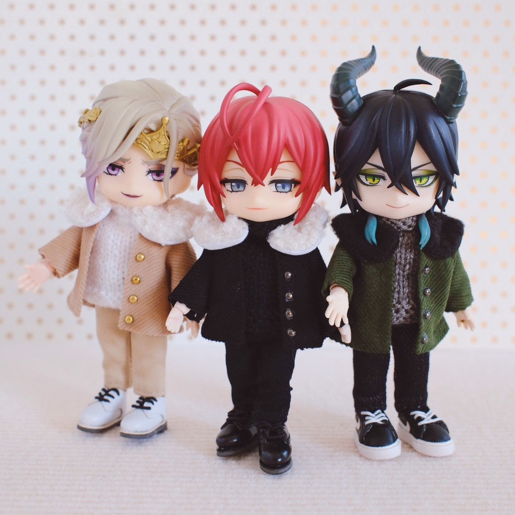 【オビツ11/ねんどろいどどーる】襟ファー付きコーデュロイコート(全3色)