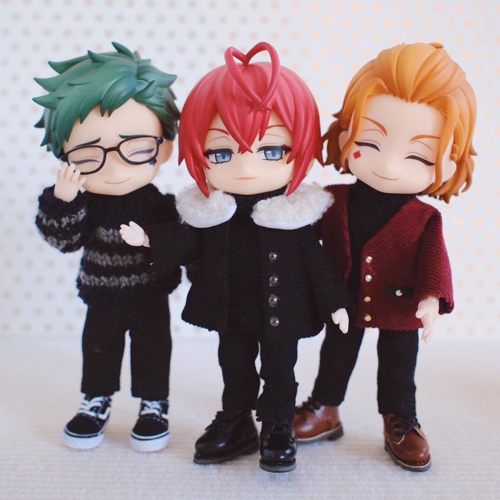 【オビツ11/ねんどろいどどーる】襟ファー付きコーデュロイコート(全3色)