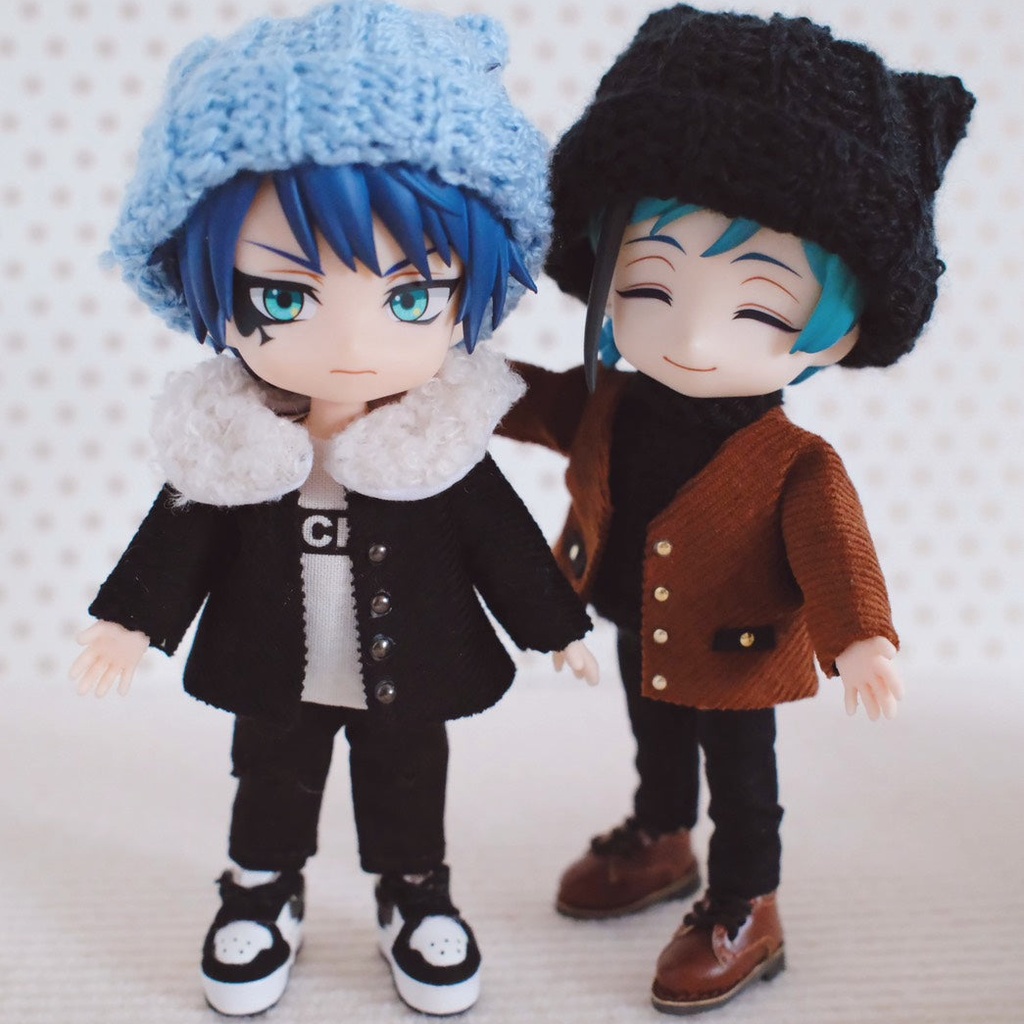 【オビツ11/ねんどろいどどーる】襟ファー付きコーデュロイコート(全3色)