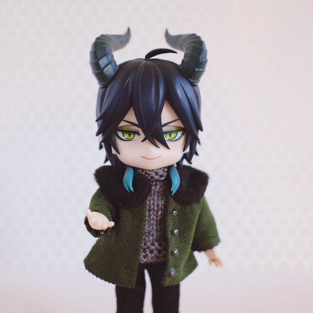 【オビツ11/ねんどろいどどーる】襟ファー付きコーデュロイコート・3ピースセット(全3色)